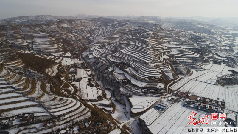 甘肃定西：高原“掌纹”