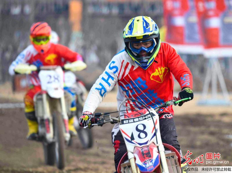 2018年全国越野摩托车大赛在亳州站开赛