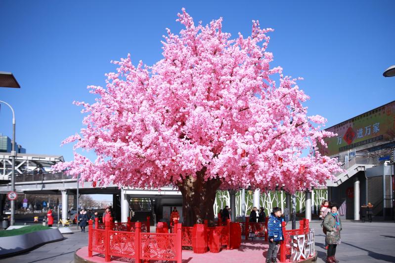 北京街头年味十足