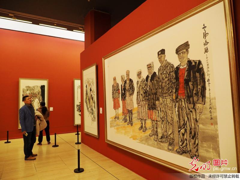 “第二届中国画学会展·时代华章2018”在中国美术馆开展