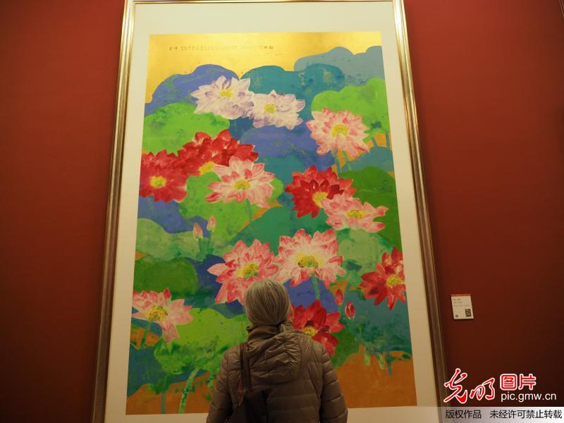 “第二届中国画学会展·时代华章2018”在中国美术馆开展