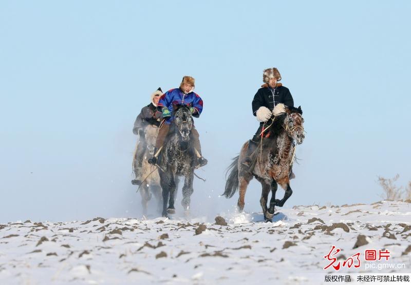 内蒙古百马越野闹新春