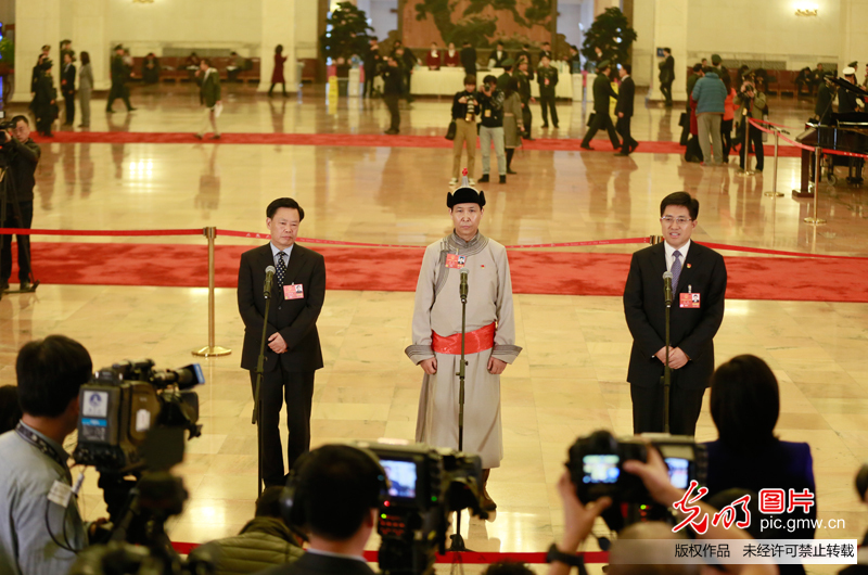 两会第四场“代表通道”开启