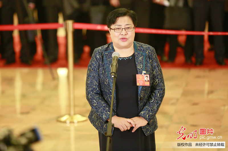 两会第四场“代表通道”开启