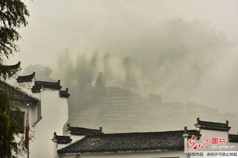安徽：烟雨白际美如画