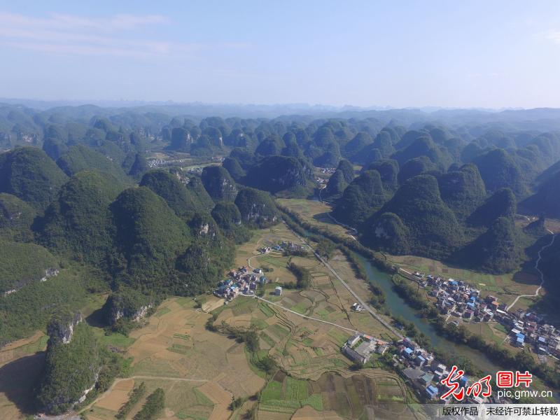 广西罗城：治理石漠化 石山披绿装