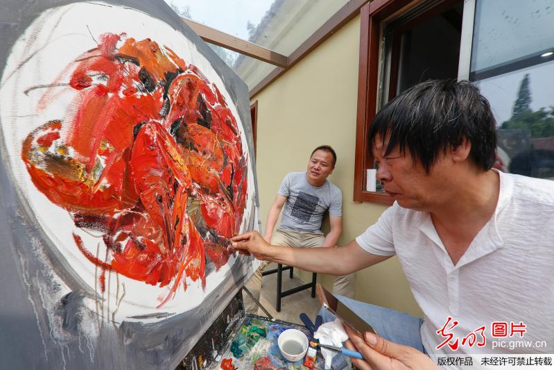 美术下乡 “油画”盱眙
