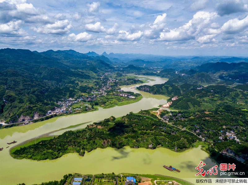 美丽湿地风景如画