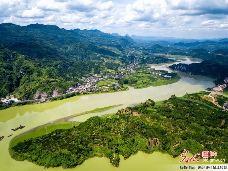 美丽湿地风景如画
