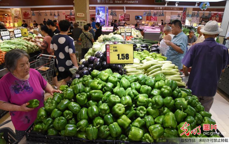 国家统计局：7月份全国居民消费价格同比上涨2.1％