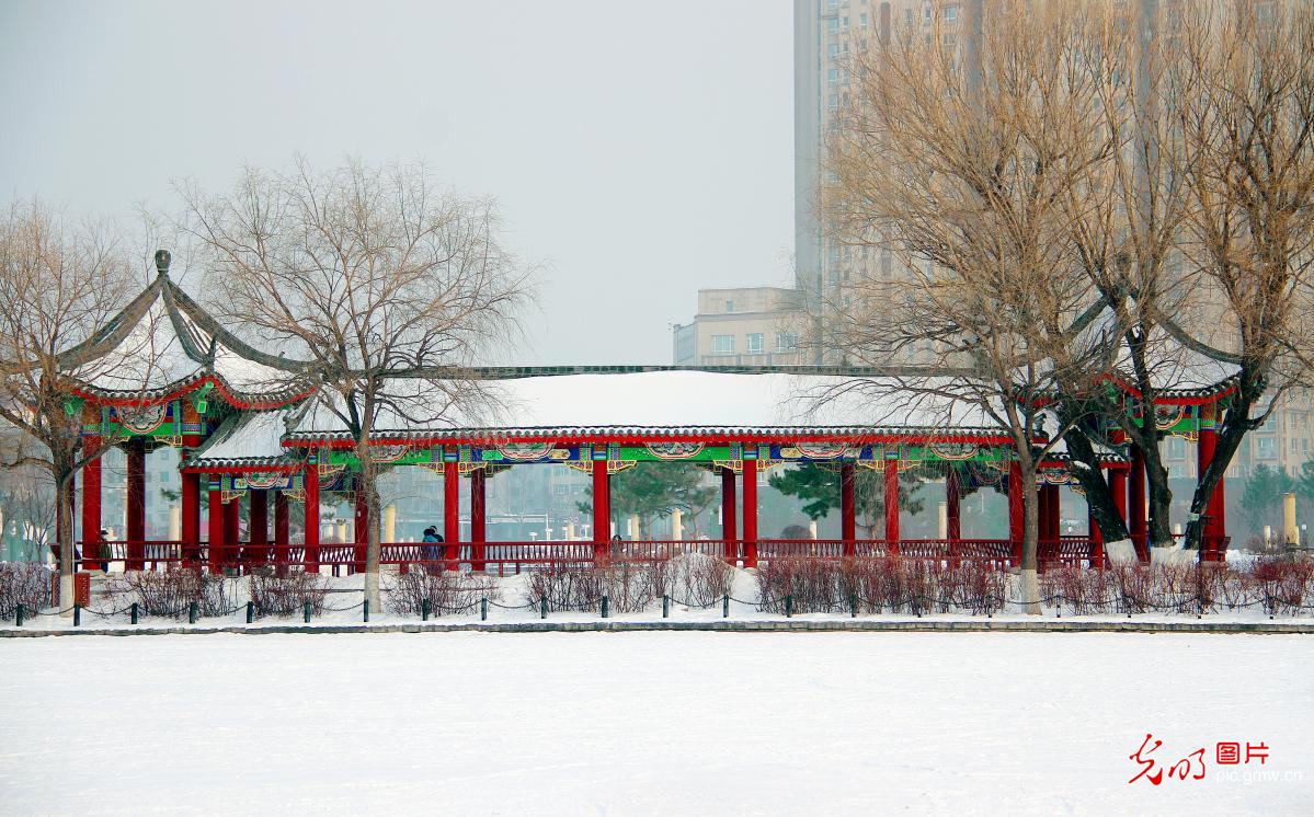 吉林北山雪景