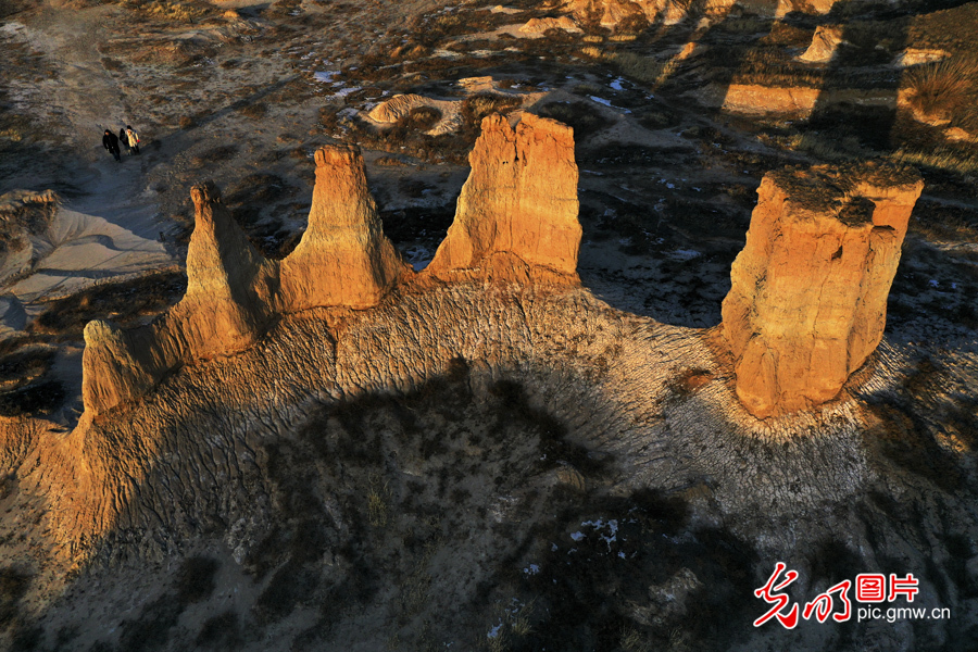 【新春走基层】大同土林：黄土高原上的地质奇观