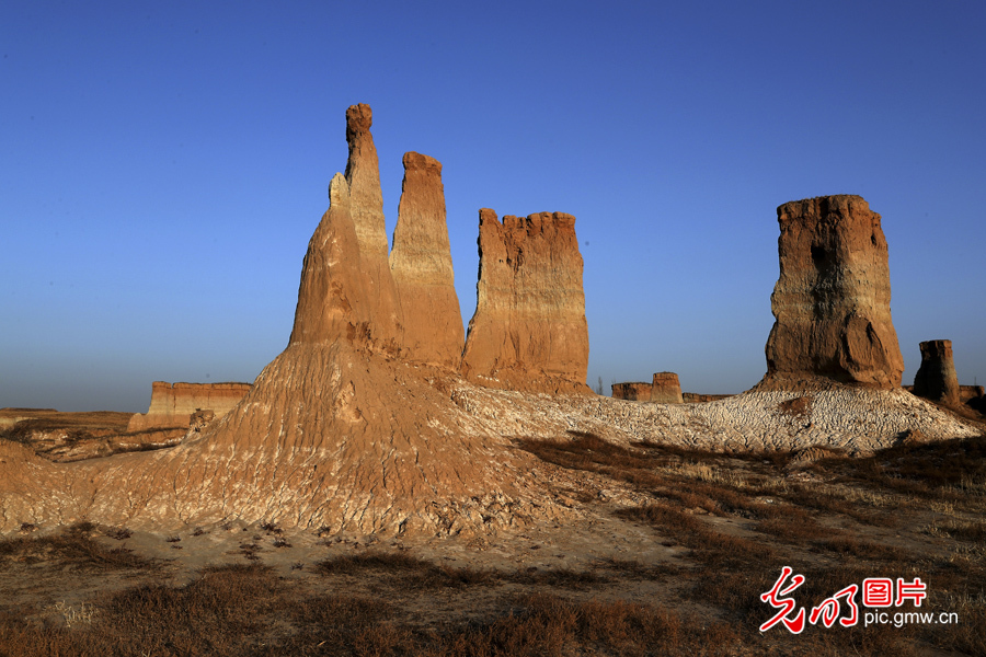 【新春走基层】大同土林：黄土高原上的地质奇观