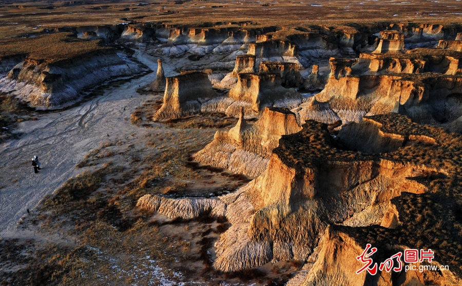 【新春走基层】大同土林：黄土高原上的地质奇观