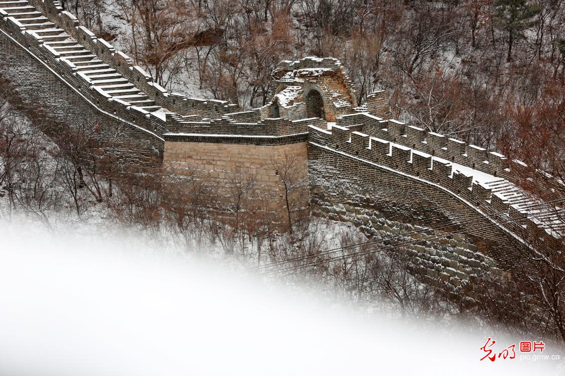 雪落古长城