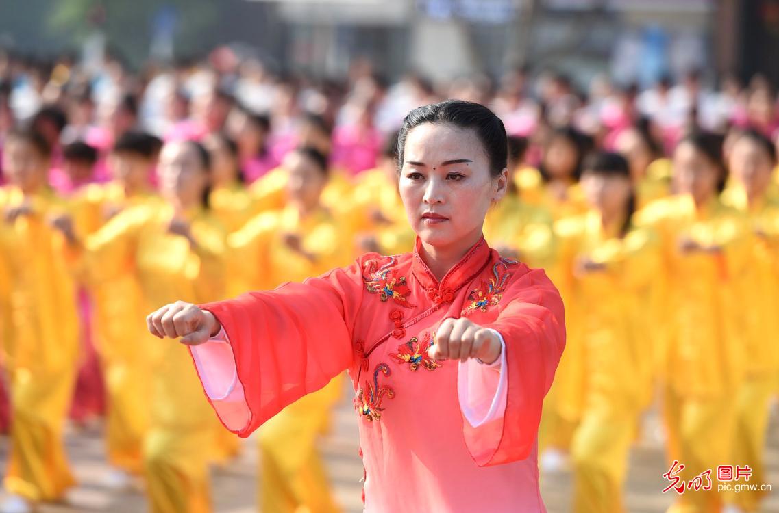 【我从基层来】全国人大代表陈静：弘扬非遗文化 加大校园五禽戏推广