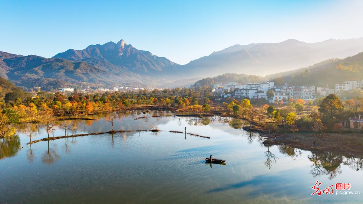 罗田河西畈绘就乡村画卷