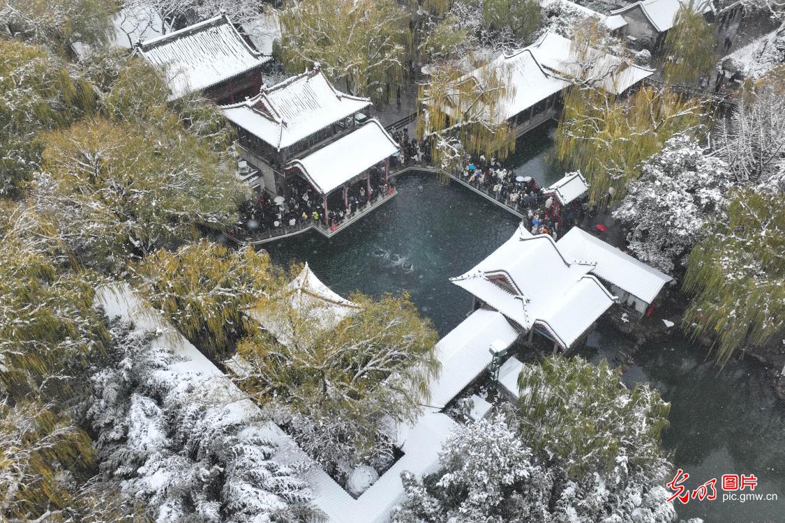 济南银装素裹引客来 济南银装素裹引客来