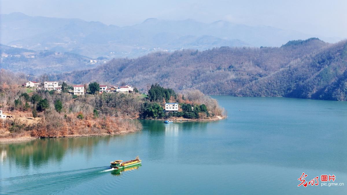 汉江冬景美如画