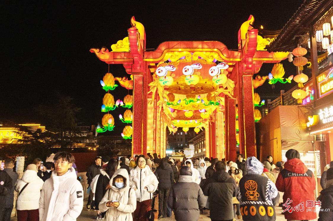 第40届秦淮灯会璀璨亮灯 第40届秦淮灯会璀璨亮灯