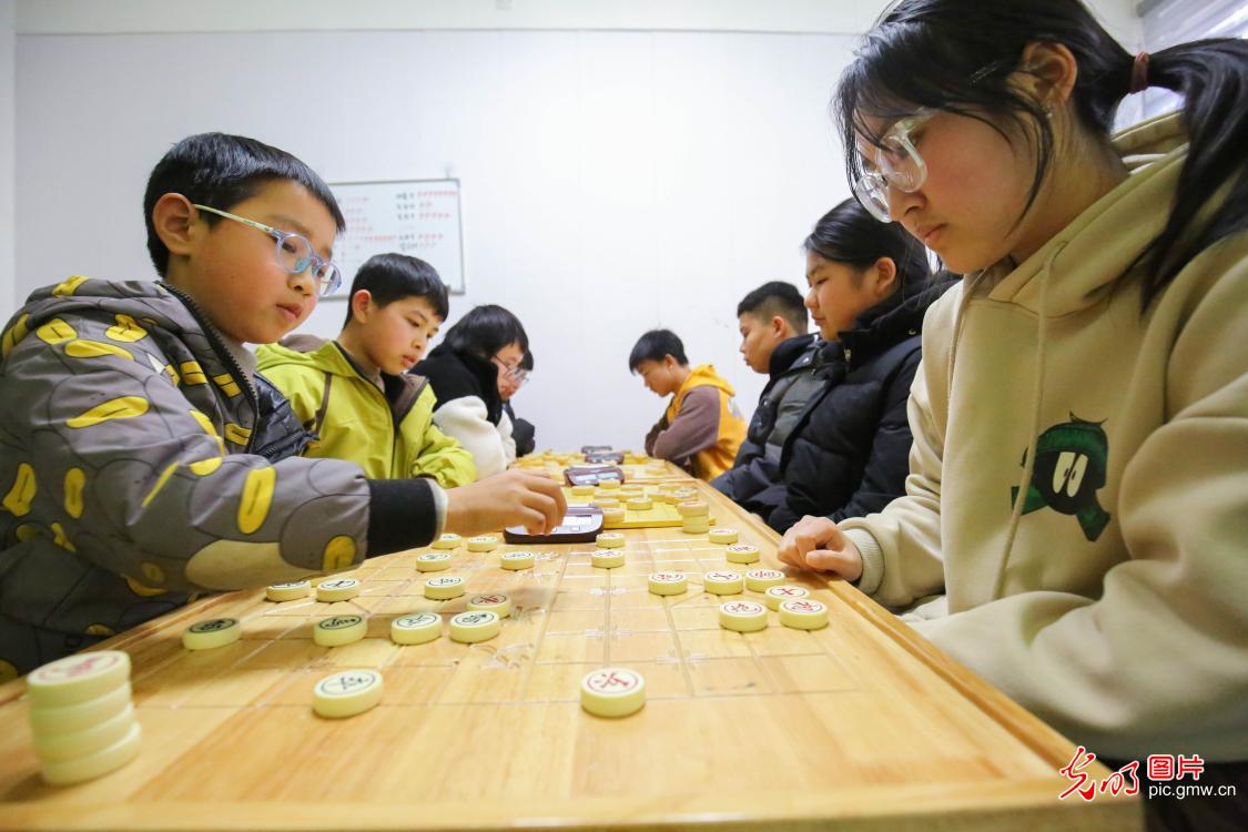 棋艺对弈 乐享寒假