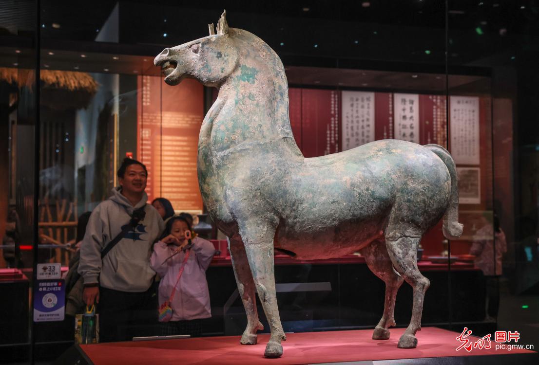 【新春走基层】博物馆里的“马元素” 【新春走基层】博物馆里的“马元素”