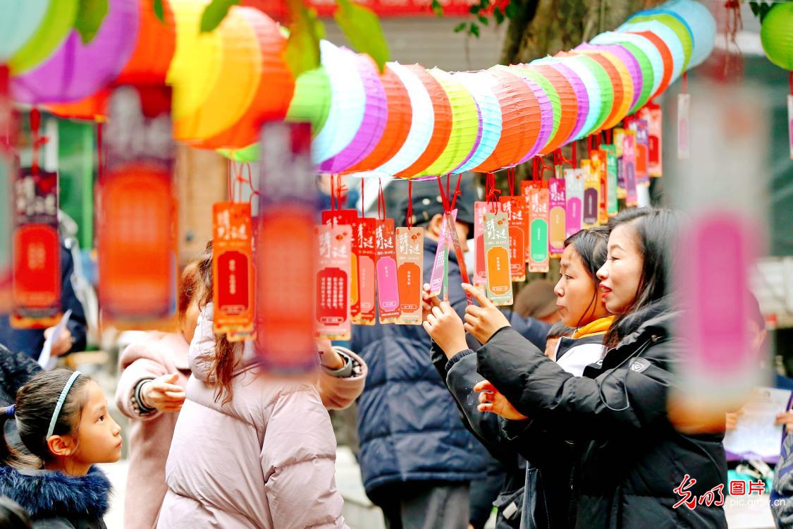 街头灯谜会 竞猜贺新春