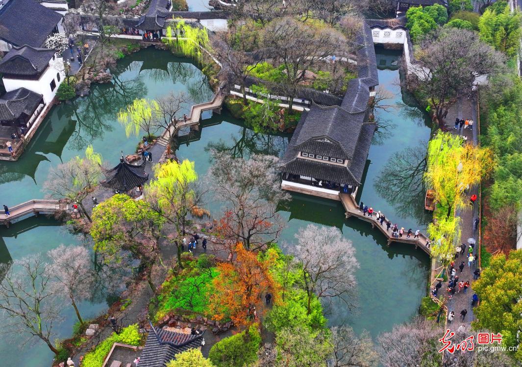 水墨园林春意浓