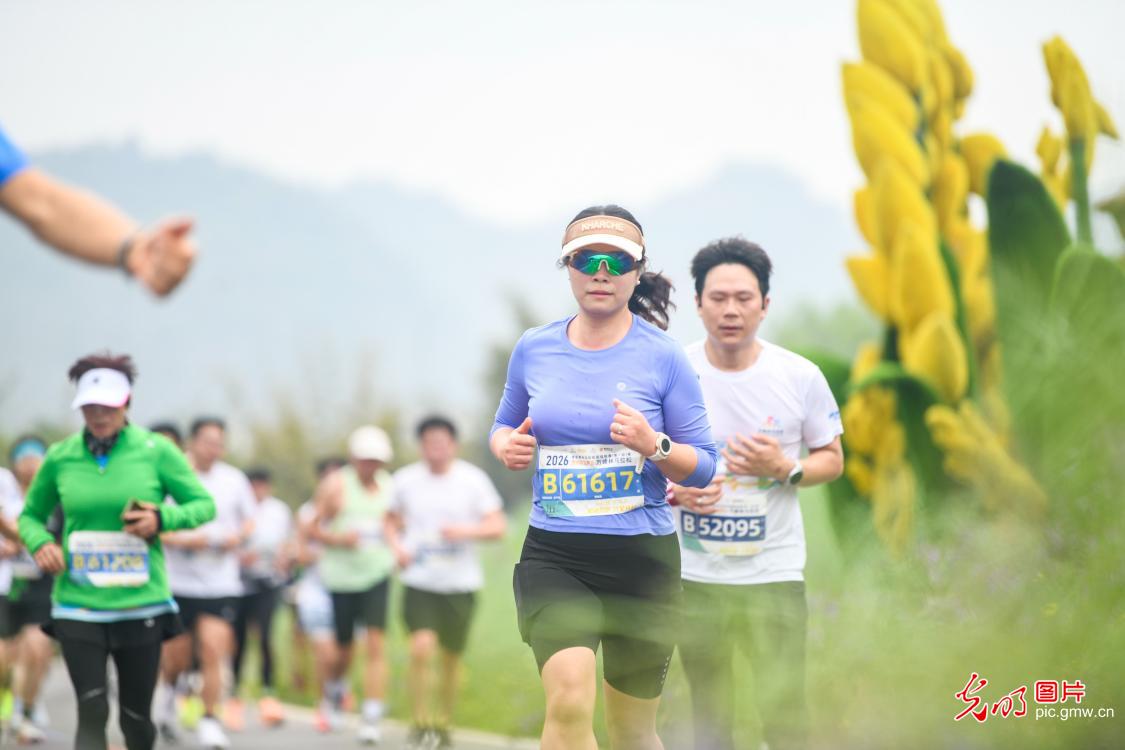 花间奔跑 打卡春天