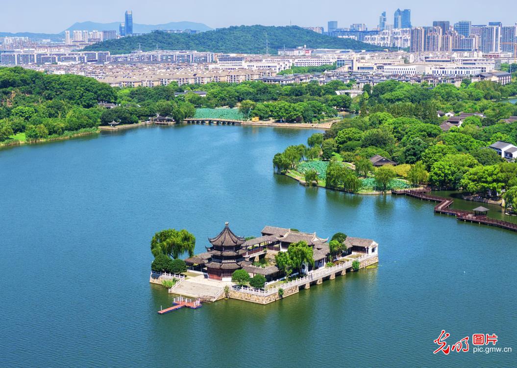 湖光山色生态美景