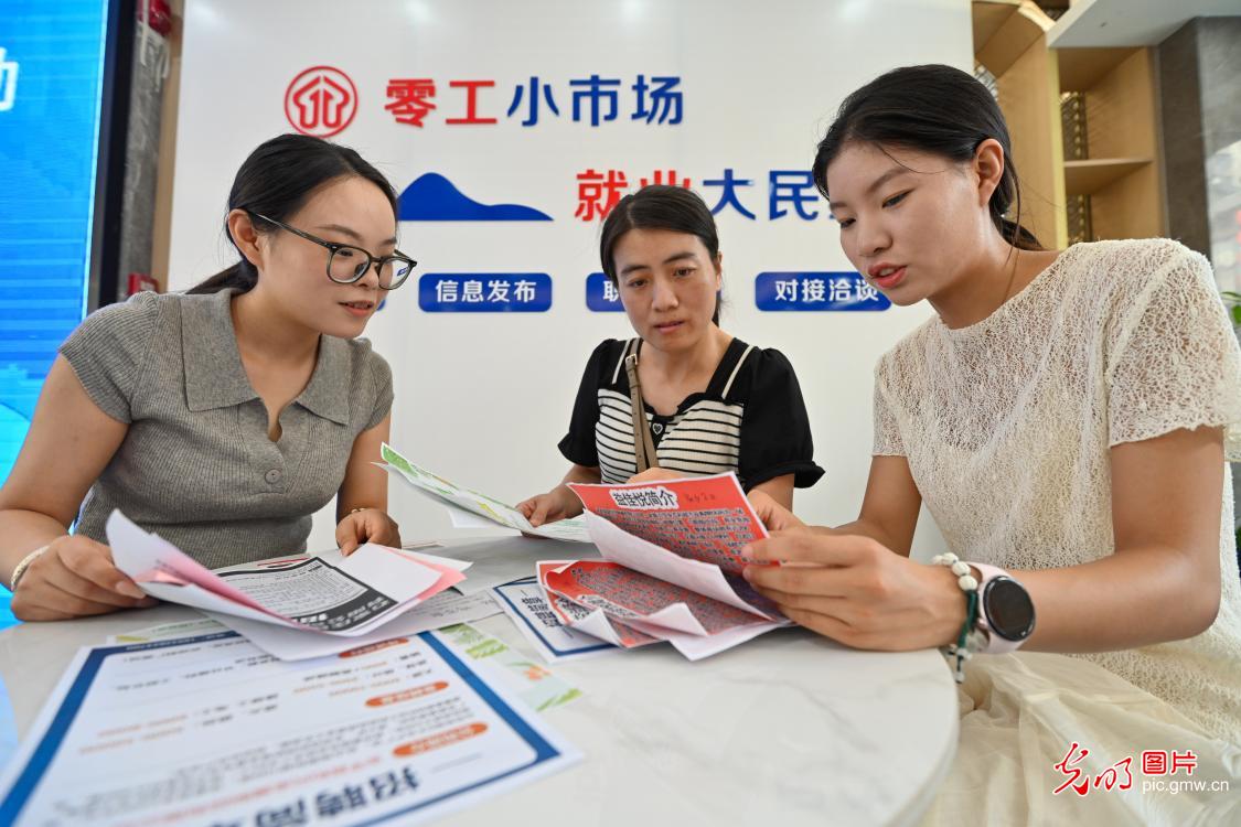 线上线下齐发力 就业服务直达群众家门口